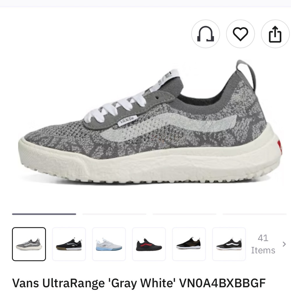 Vans UltraRange Vr3 sneakers size W 8.5 (M7.0)